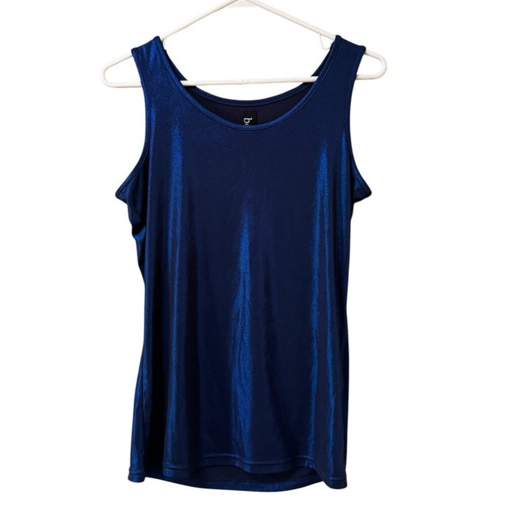 Berek Women Size Small Sleeveless Tank Top Metallic Stretch Lightweight Party